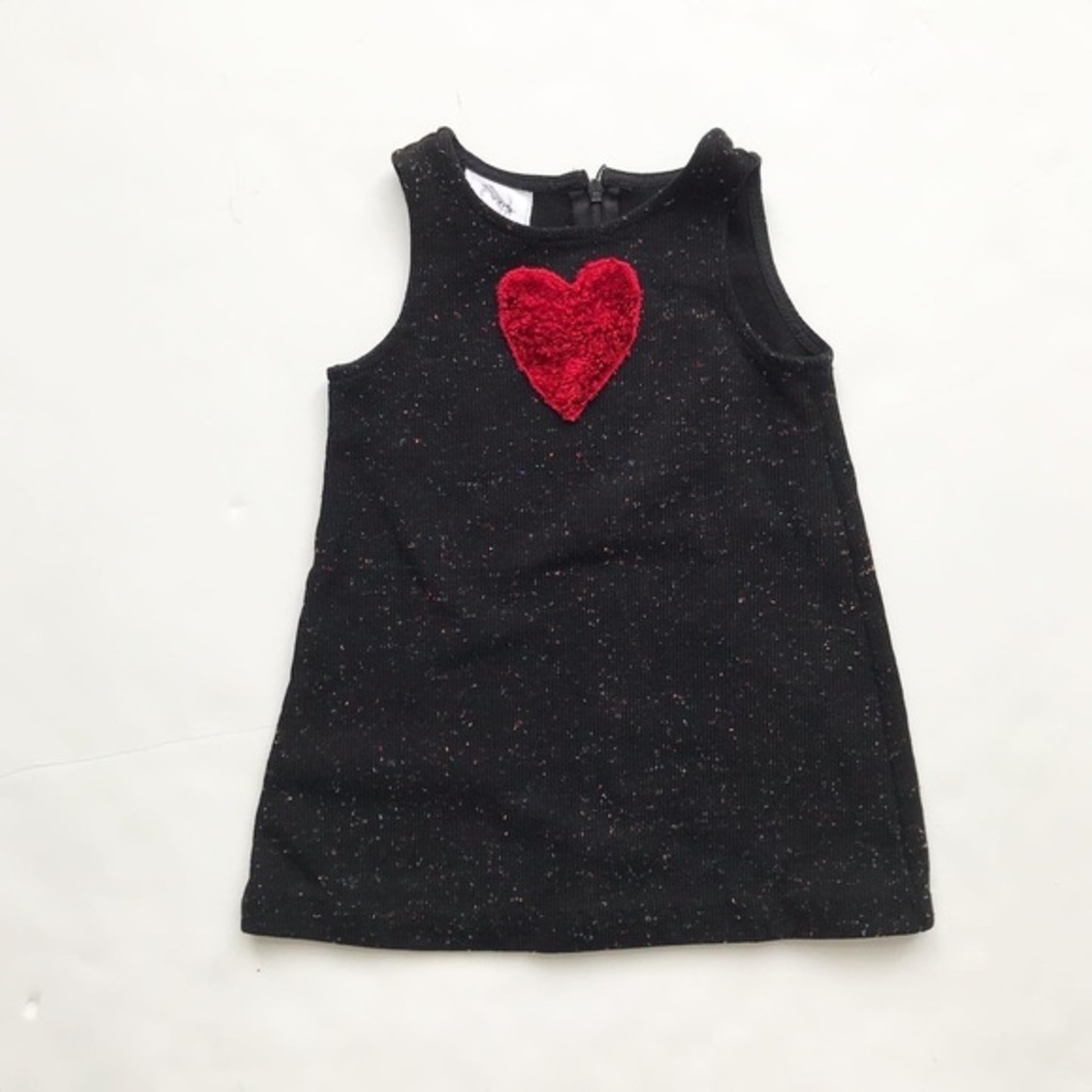 Vintage Elvira Vali heart ribbed dress EUC 12 months
